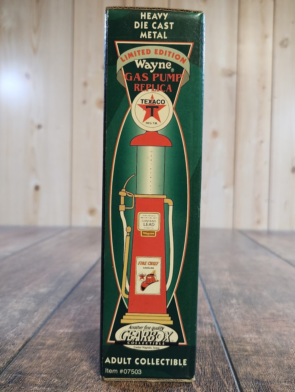 Gearbox Texaco Wayne Gas Pump 8” Replica Die-cast Limited Edition - Picture 4 of 7